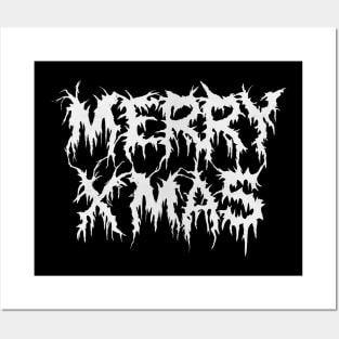 Black Metal Merry Xmas Posters and Art